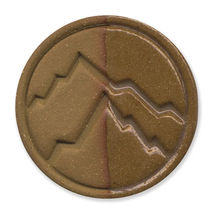 Rocky Mountain Clay Flagstone fired sample, cone 6 oxidation