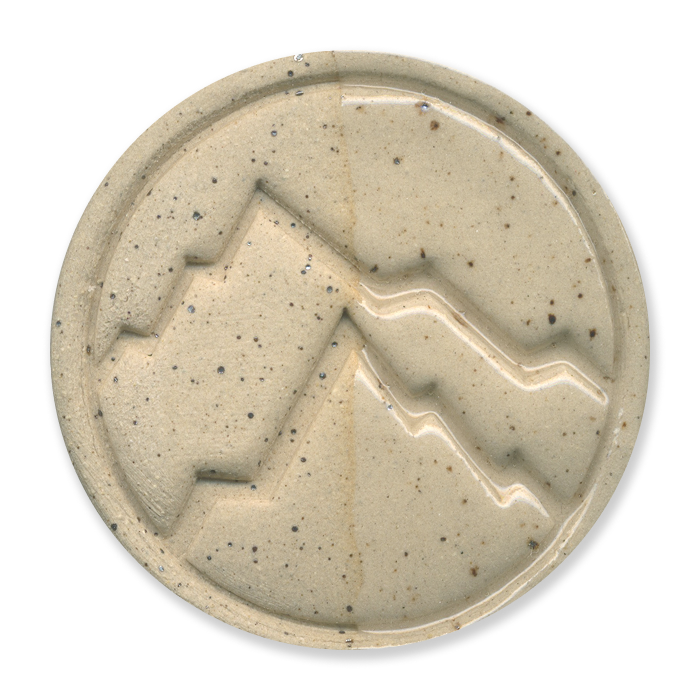 Rocky Mountain Clay Speckled Buff fired sample, cone 6 oxidation