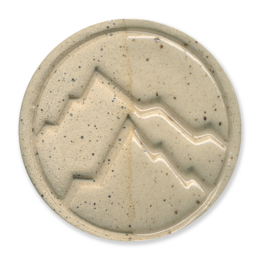 Rocky Mountain Clay Speckled Buff fired sample, cone 6 oxidation