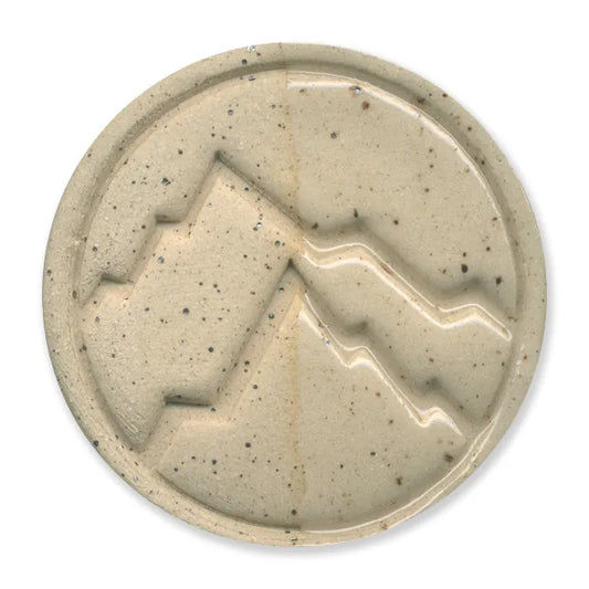 Rocky Mountain Clay Speckled Buff fired sample, cone 6 oxidation
